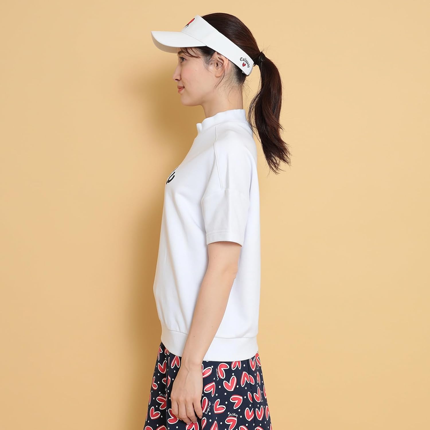 ジーフォア ゴルフウェア レディース ニットポロシャツ キュロット 2点セット ジーフォア ゴルフウェア レディース ニットポロシャツ キュロット 2点